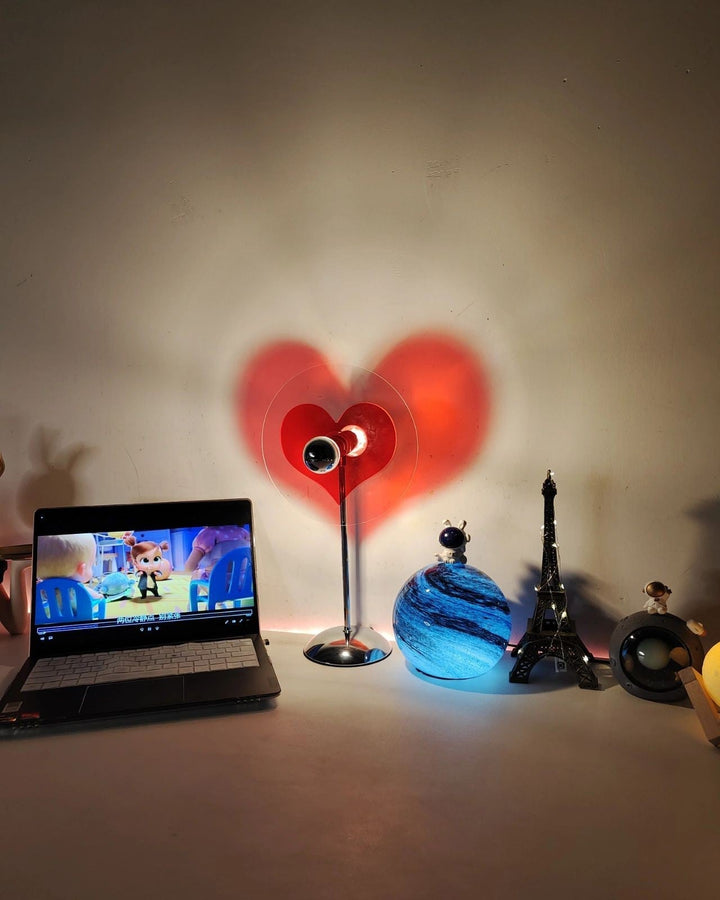 Skanto | LoveGlow – Elegant Bordlampe med Oppladbar LED