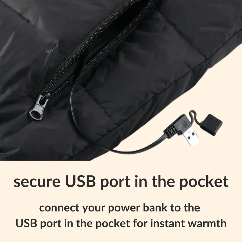 Skanto | Men’s & Women’s Heated Jacket – Best Rechargeable Heated Puffer Coat, Lightweight Battery Heated Winter Jacket UK