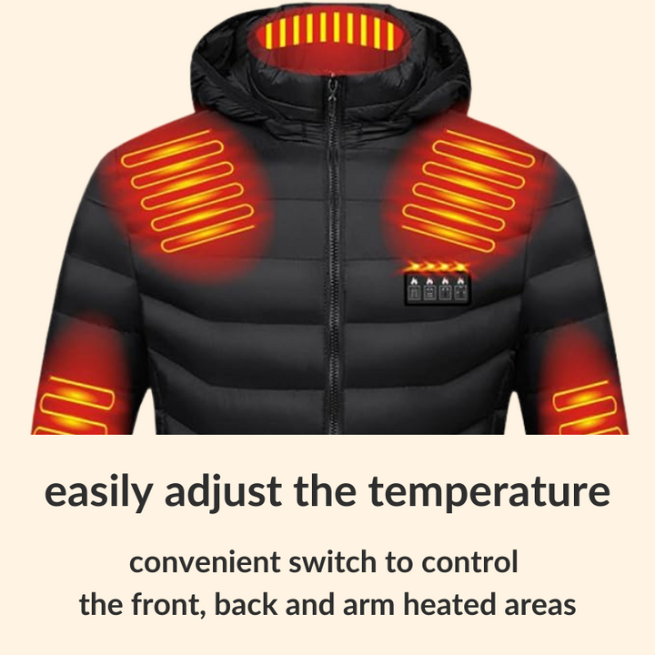 Skanto | Men’s & Women’s Heated Jacket – Best Rechargeable Heated Puffer Coat, Lightweight Battery Heated Winter Jacket UK