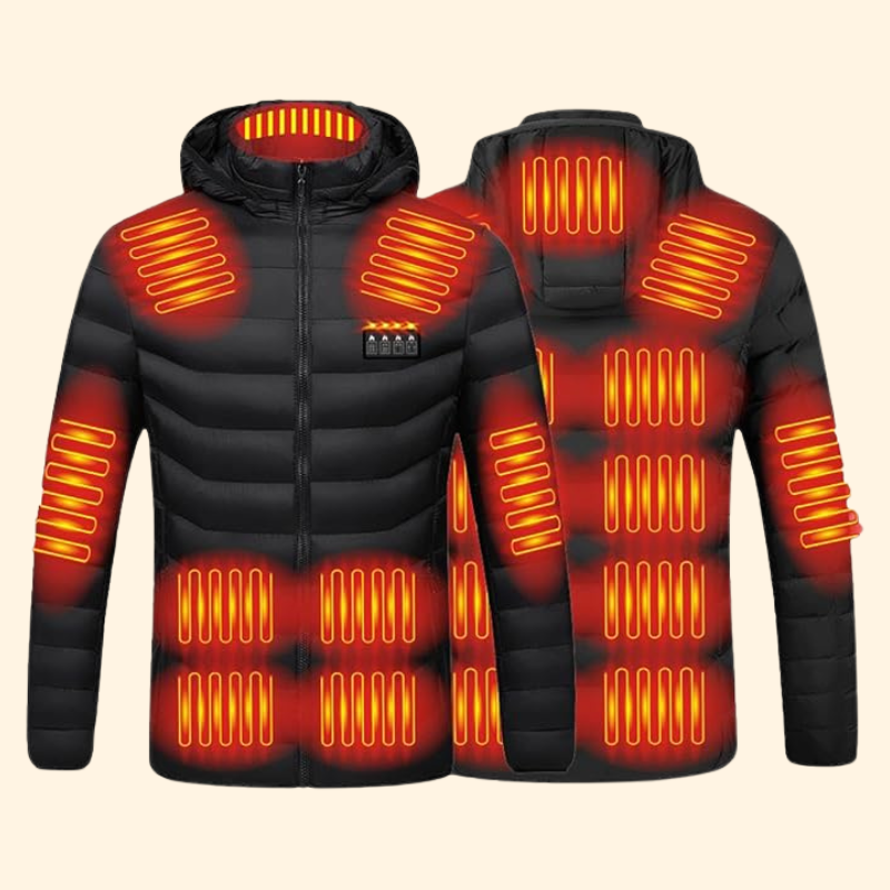 Skanto | Men’s & Women’s Heated Jacket – Best Rechargeable Heated Puffer Coat, Lightweight Battery Heated Winter Jacket UK