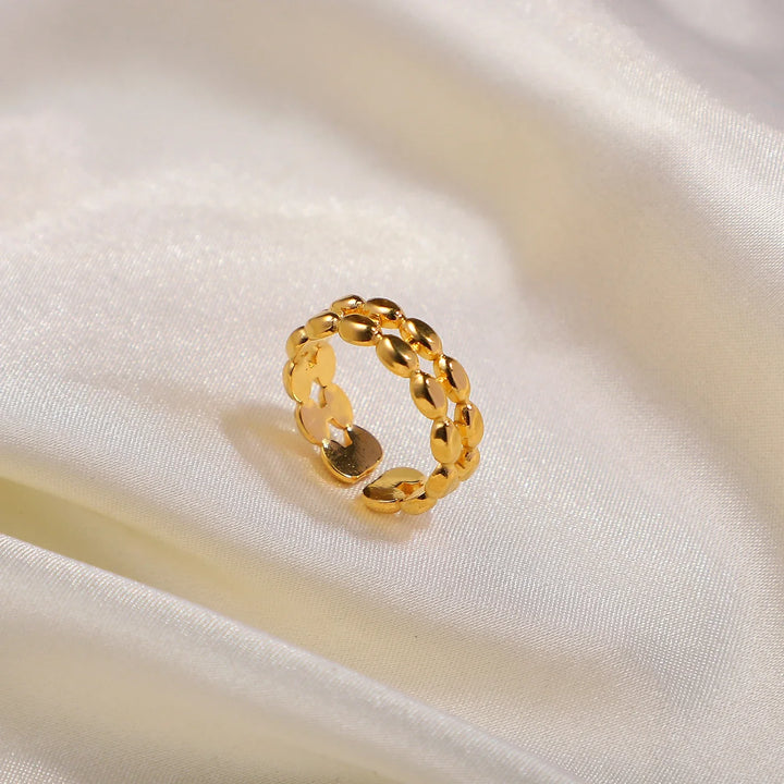 Skanto | 18k Oval Perle Ring