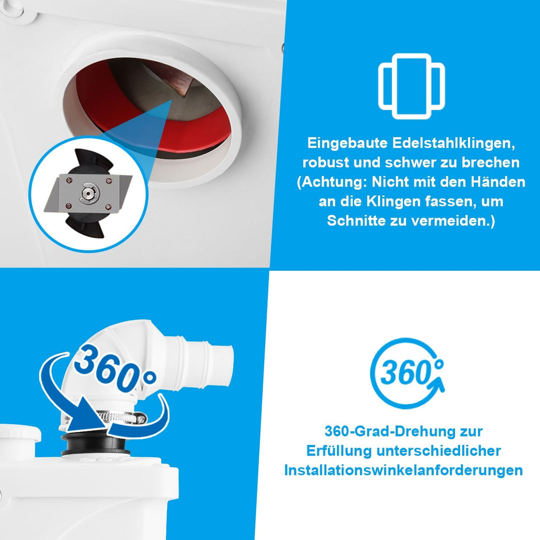 Hebeanlage avløpspumpe 700W 190 L/min | Skanto