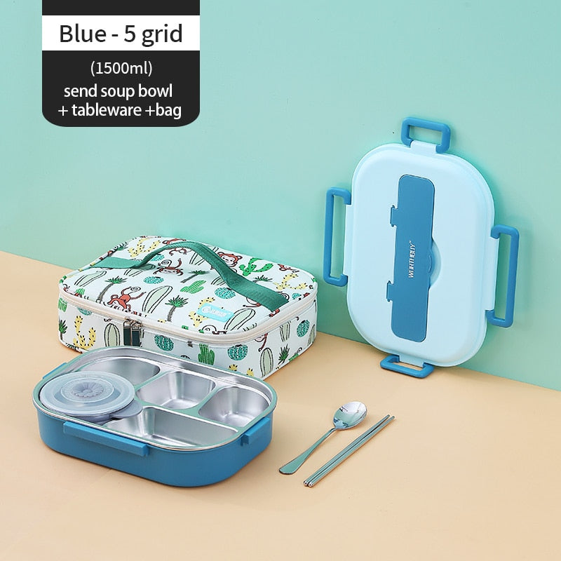 Rustfritt Stål Multi Rom Kids Matboks | Skanto