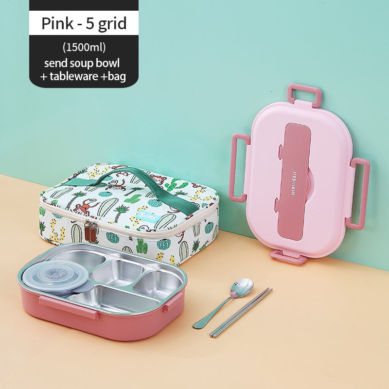 Rustfritt Stål Multi Rom Kids Matboks | Skanto