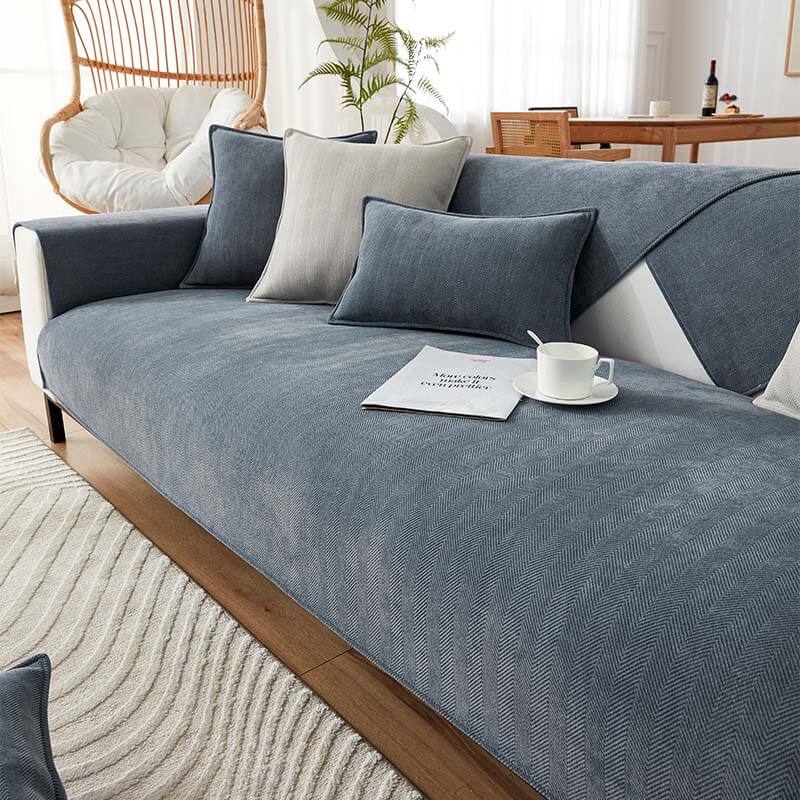 Nature Linen Håndvevd Anti-ripes Sofatrekk 70x70 cm | Skanto