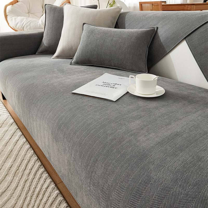 Nature Linen Håndvevd Anti-ripes Sofatrekk 70x70 cm | Skanto