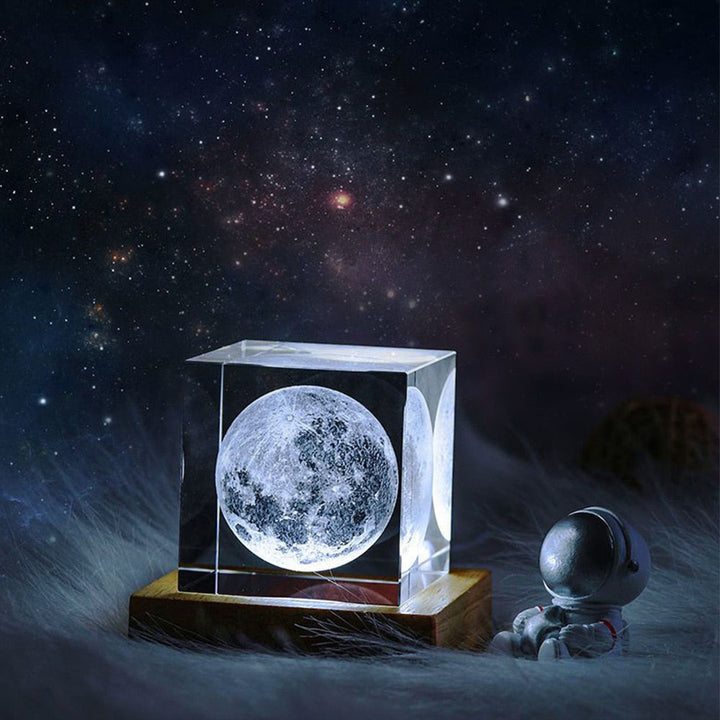 3D Krystall Torg Moon Nattlys | Skanto