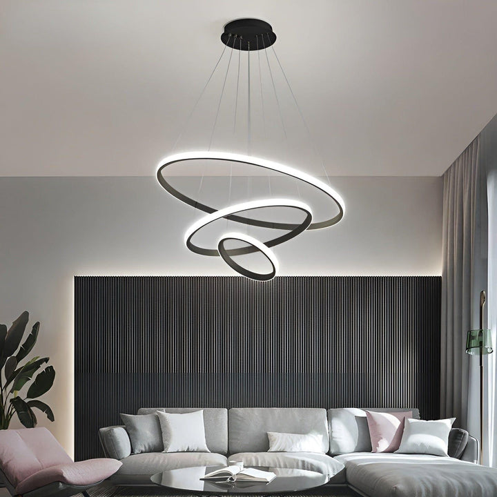LED pendellampe med kuledesign – Moderne og Elegant | Ideell for stue eller spisestue | Skanto