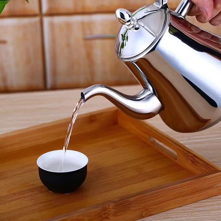 Rustfritt stål induksjonskjele med integrert filter | Skanto