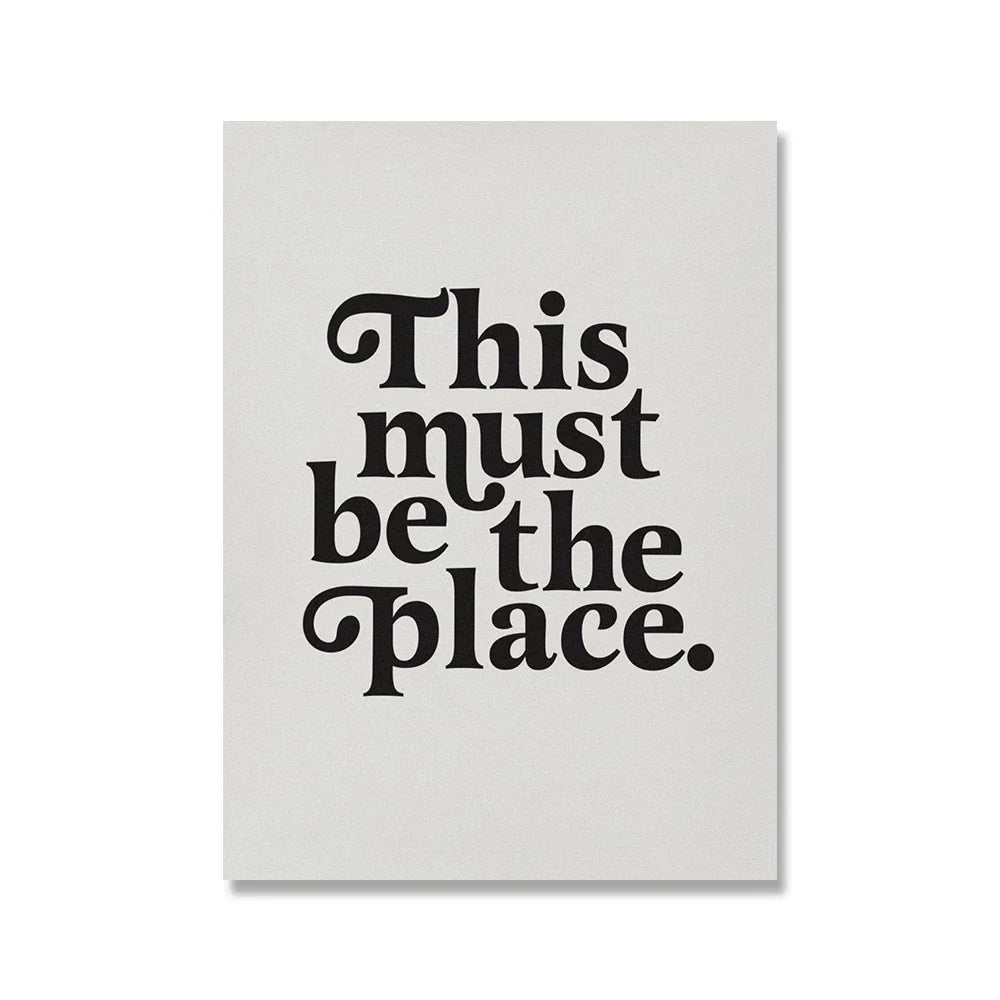 Inspirerende sitater veggkunst fine art lerretsutskrifter svart hvit plakat bokstaver og sitater bilder for stue soverom nordisk hjemmeinnredning | Skanto