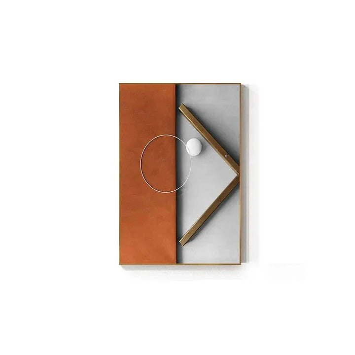 Moderne Estetikk Abstrakt Geometri Veggkunst Fint Kunst Lerret Utskrifter Bilder For Luksus Leilighet Stue Spisestue Inngang Foyer Kunst Dekor | Skanto