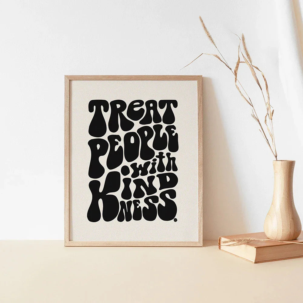 Inspirerende sitater veggkunst fine art lerretsutskrifter svart hvit plakat bokstaver og sitater bilder for stue soverom nordisk hjemmeinnredning | Skanto