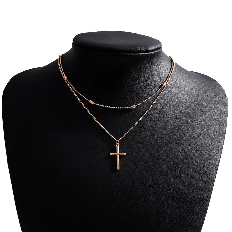 Skanto | Delikat Lagd Choker og Korshalssmykke