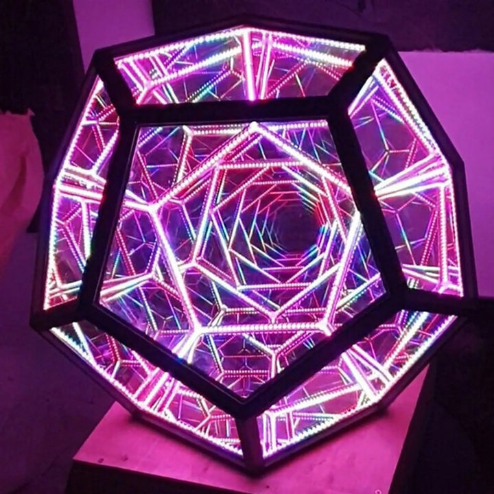Skanto Infinite Dodecahedron Color Art Light Usb Charging Decorative Lamp Home Desktop Decoration Aesthetic Room Decor