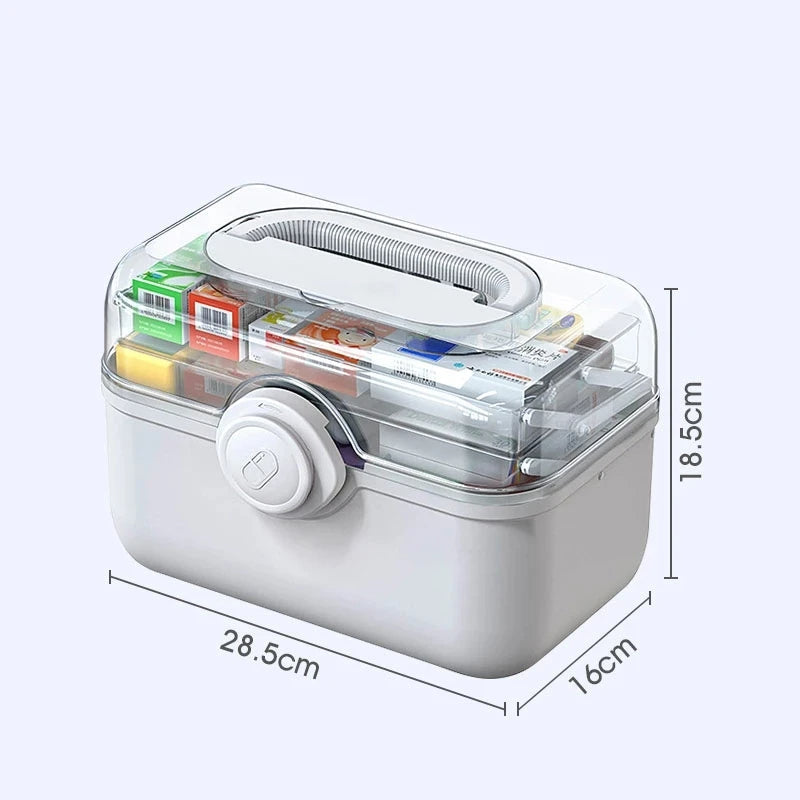 Heim Medisin Boks Oppbevaring Organizer