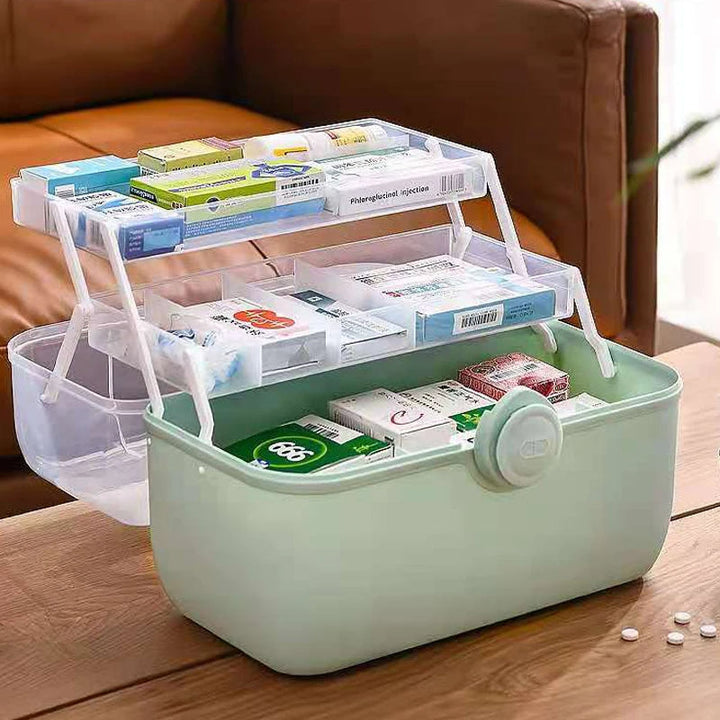 Heim Medisin Boks Oppbevaring Organizer