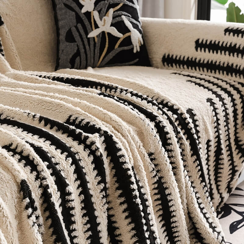 Hjemmekoselig Plush Sofa Cozy Anti-riper Full Dekning Sofa Trekk | Skanto