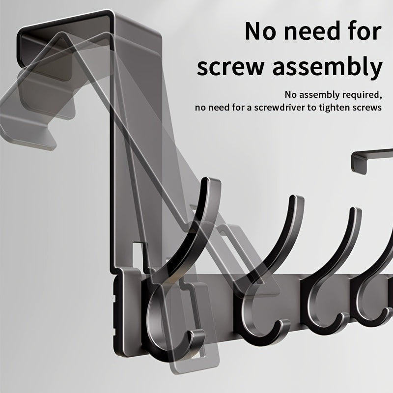SlimLine Dørkrok – Monteringssystem uten boring laget av solid aluminium | Skanto