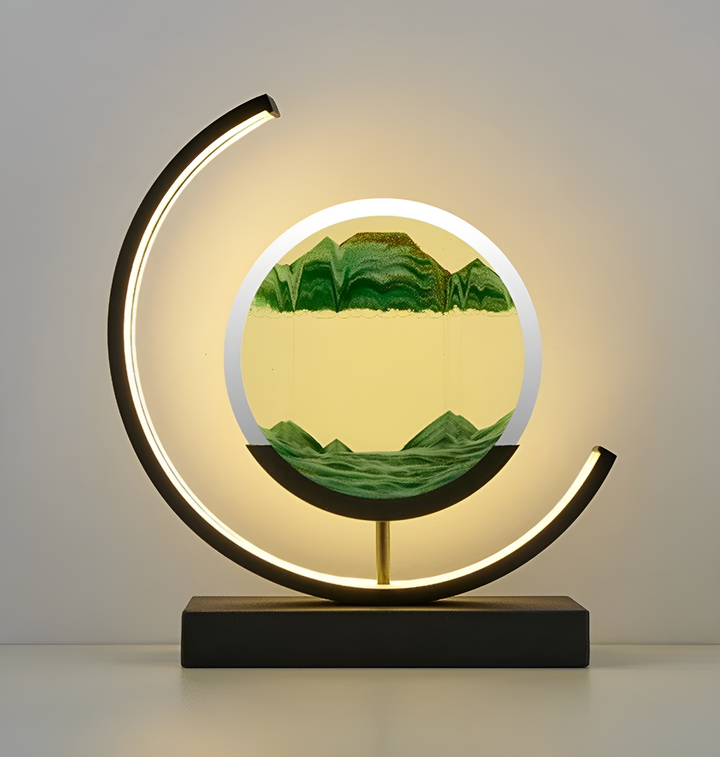 Skanto | Sandscape - Flytende Sand LED Lampe 3D Quicksand Nattlys