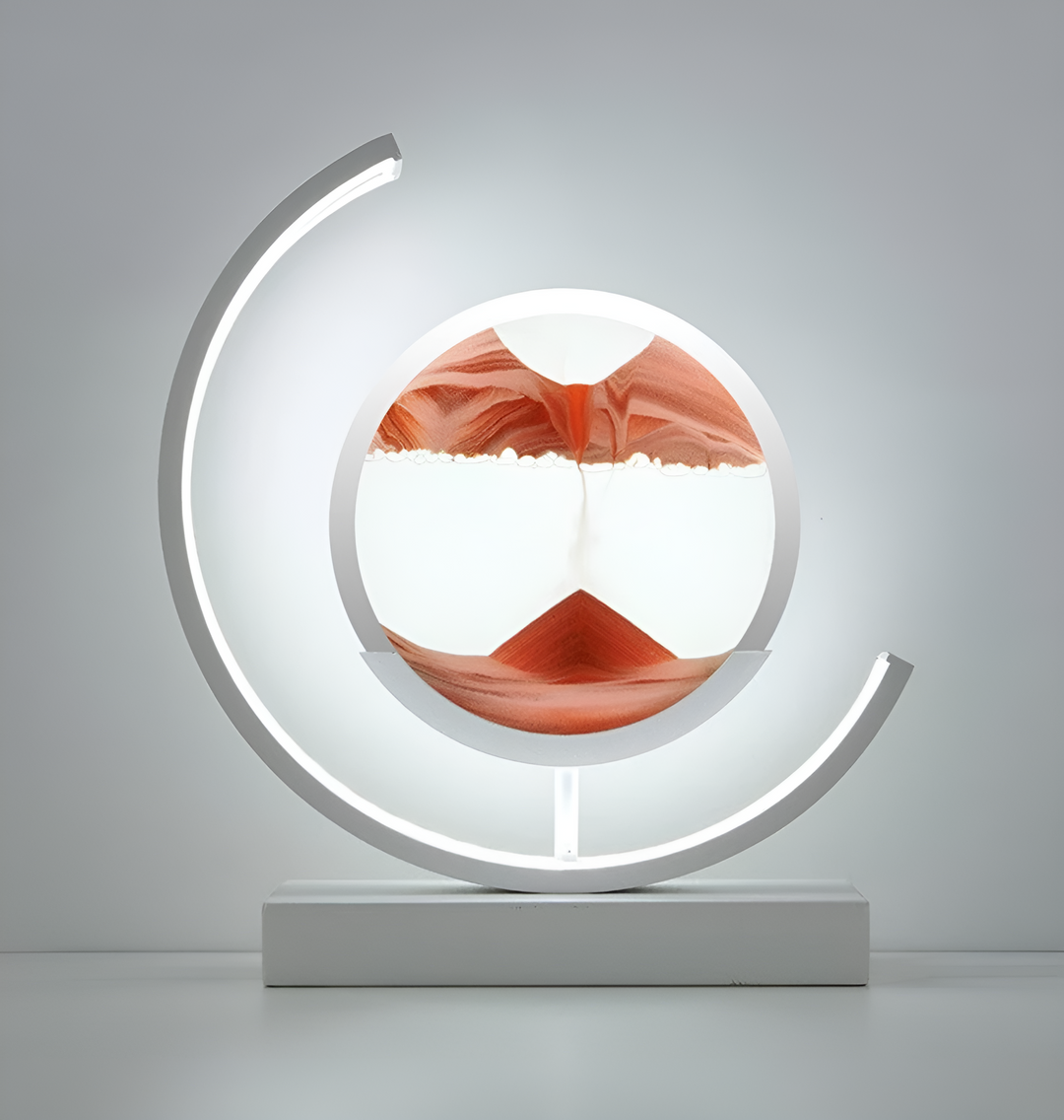 Skanto | Sandscape - Flytende Sand LED Lampe 3D Quicksand Nattlys