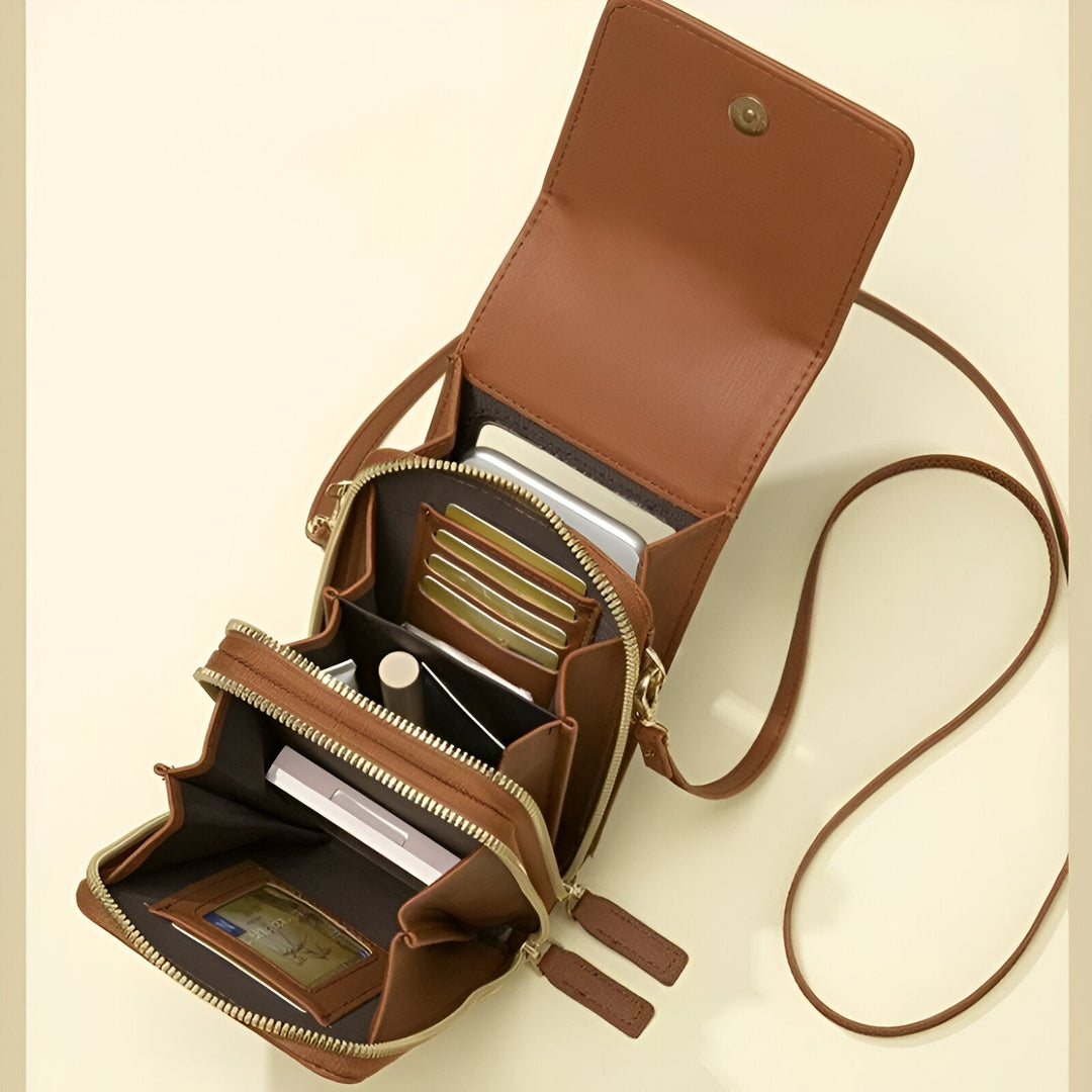 Skanto | Carry - Stilig Crossbody Lommebok & Telefon Holder Bag