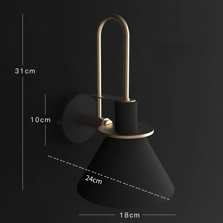 Skanto | Postmoderne LED Vegglampe med Trompetformet Design