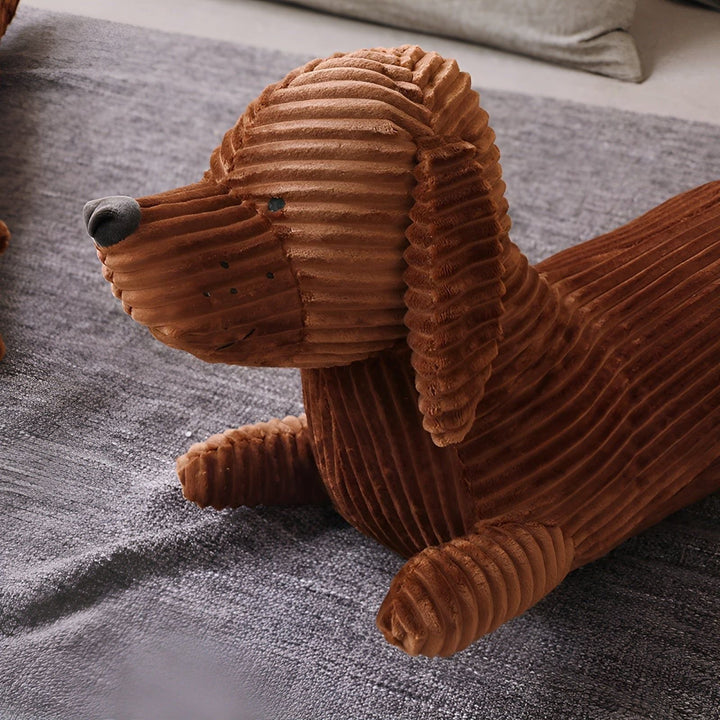 SnuggleHound Pillow – Ergonomisk Dachshund Plysjpute
