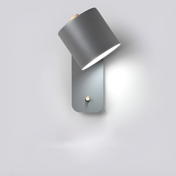 Skanto | EasyPush Vegglampe - Rotérbar Mini Sylinder LED Lampe