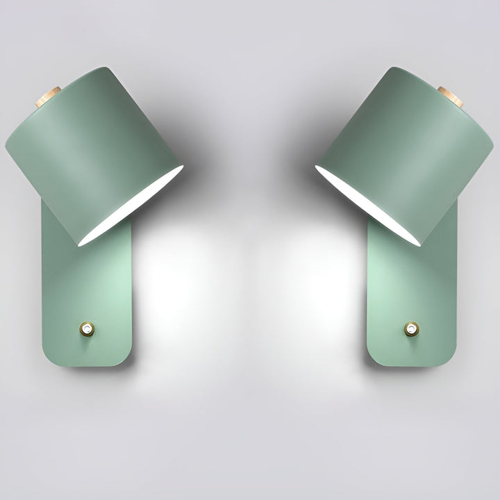 Skanto | EasyPush Vegglampe - Rotérbar Mini Sylinder LED Lampe