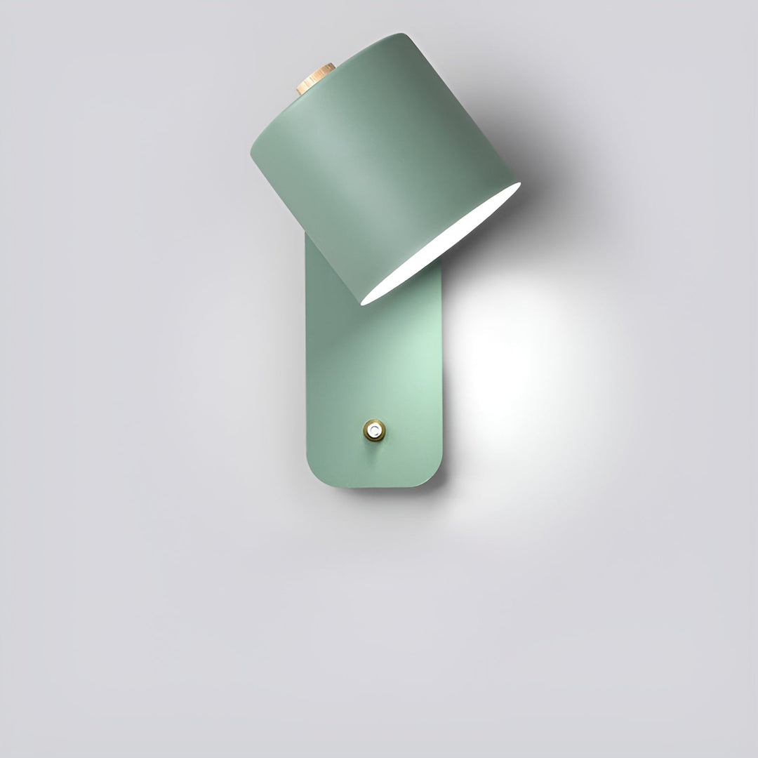 Skanto | EasyPush Vegglampe - Rotérbar Mini Sylinder LED Lampe