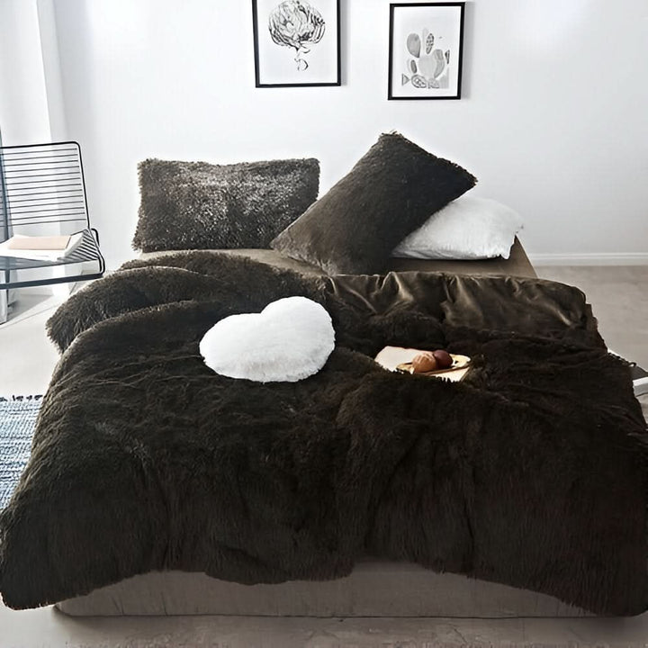 Skanto | FLUFFUREST – Plysj Fleece Sengetøysett