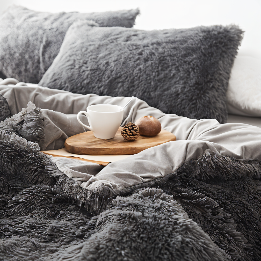 Skanto | FLUFFUREST – Plysj Fleece Sengetøysett
