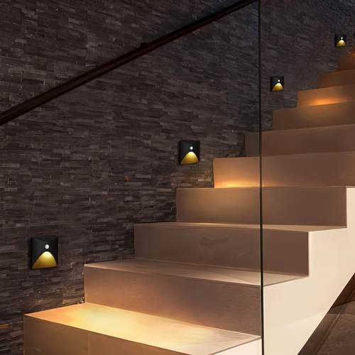 Skanto | LuminiPath - Vanntett IP65 Vegglampe - Innendørs og Utendørs Vegglampe - Bevegelsessensor Vegglampe LED