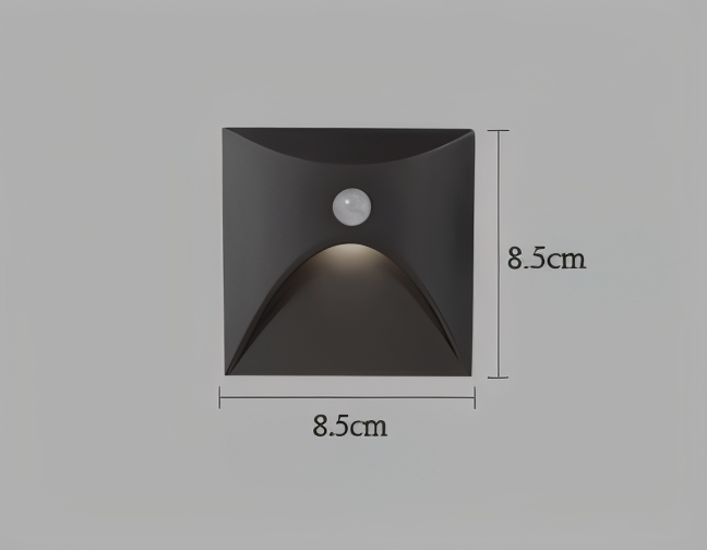 Skanto | LuminiPath - Vanntett IP65 Vegglampe - Innendørs og Utendørs Vegglampe - Bevegelsessensor Vegglampe LED