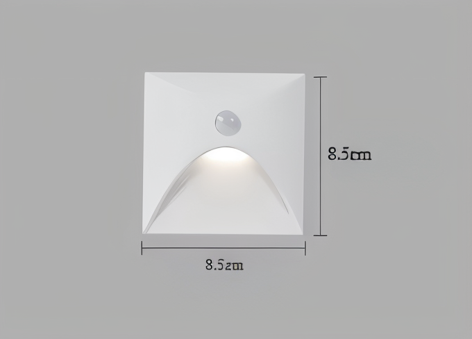LuminiPath - Vanntett IP65 Vegglampe - Innendørs og utendørs vegglampe - Bevegelsessensor Vegglampe LED