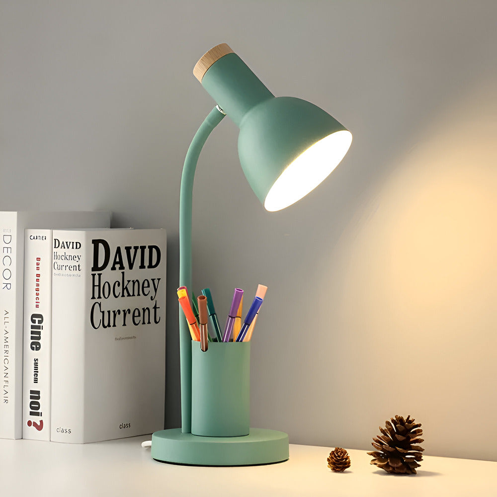 Skanto | Moderne LED Bordlampe med Pennholder