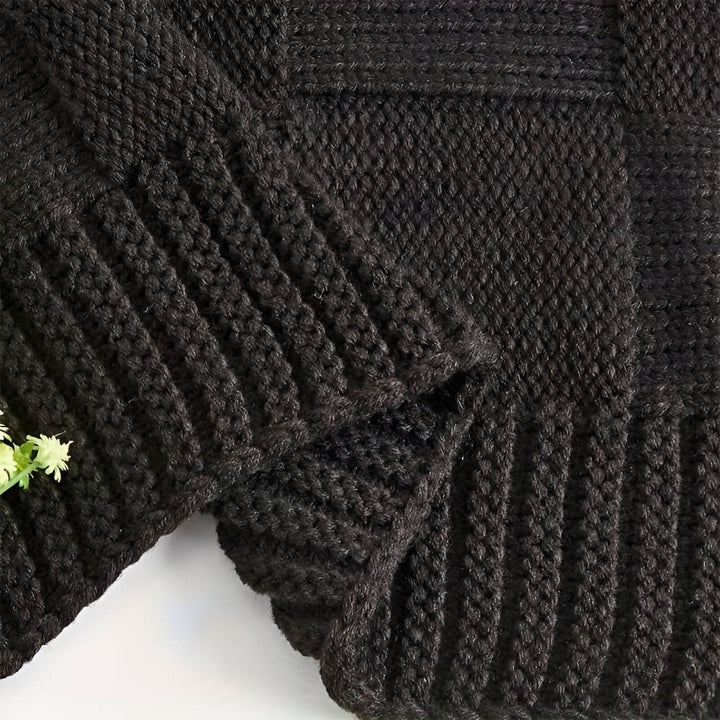Skanto | MONOSTRIPE – Minimalistisk strikket teppe