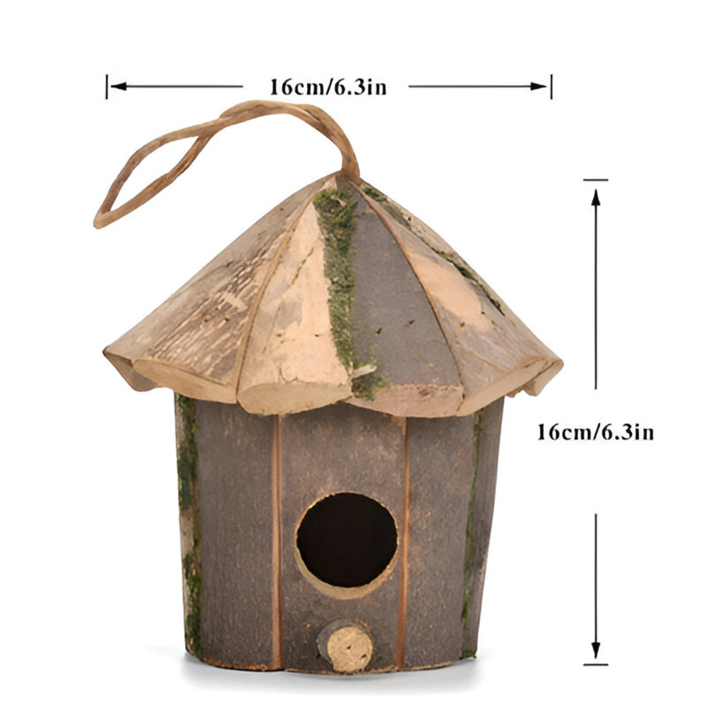 Skanto | Rustikk Tre Kolibri Fuglehus