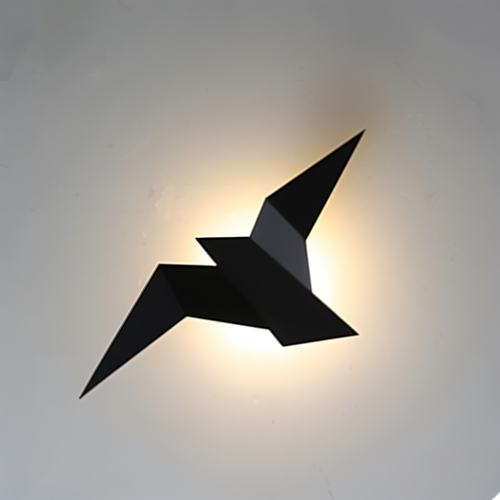 Skanto | OriTori Vegglampe - Geometrisk Origami Fugl Vegglampe - Japansk Stil Vegglampe Design