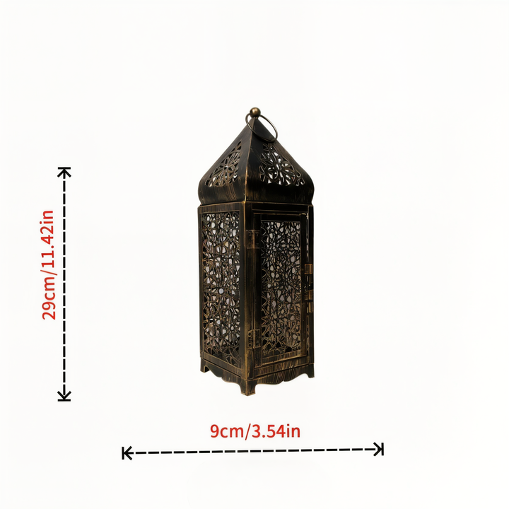 Skanto | Dekorativt Jernlysholder med Arabesque-Mønster