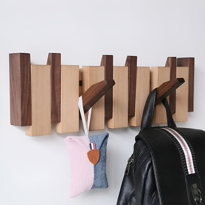 Skanto | RetroHooks - Tre piano vegghylle med magnetiske kroker