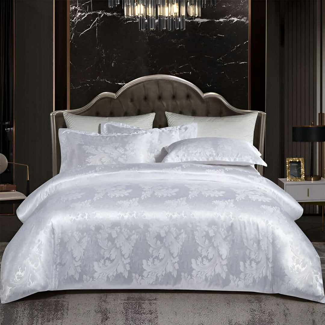 Skanto | SILKLOFT – Elegant Satin Jacquard Sengetøysett