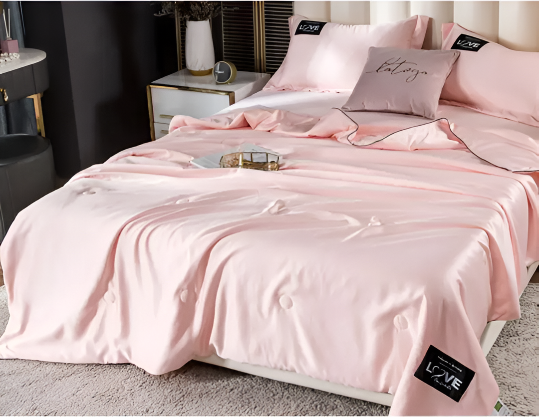 FLUFFINA – Premium-Satin-Seiden-Bettwäsche