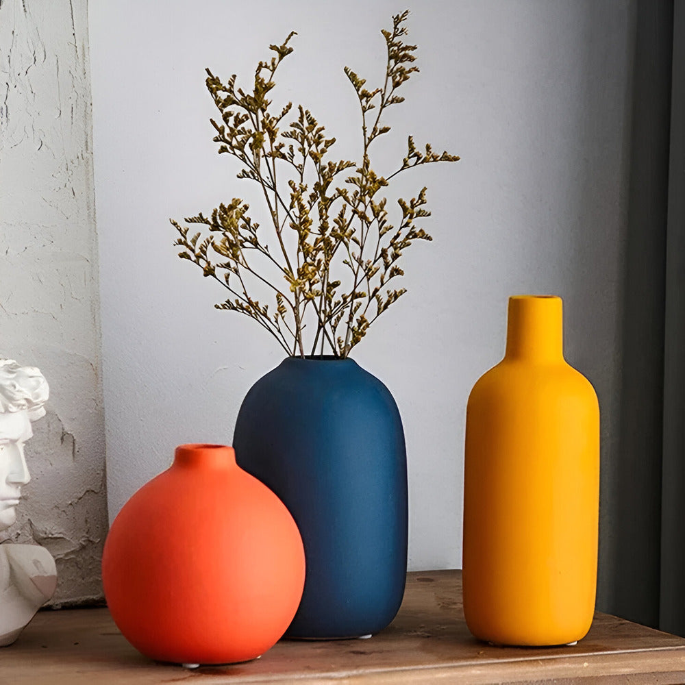 Skanto | Skandinavisk Keramikk Vase i Minimalistisk Stil