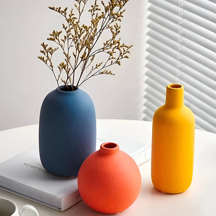 Skanto | Skandinavisk Keramikk Vase i Minimalistisk Stil