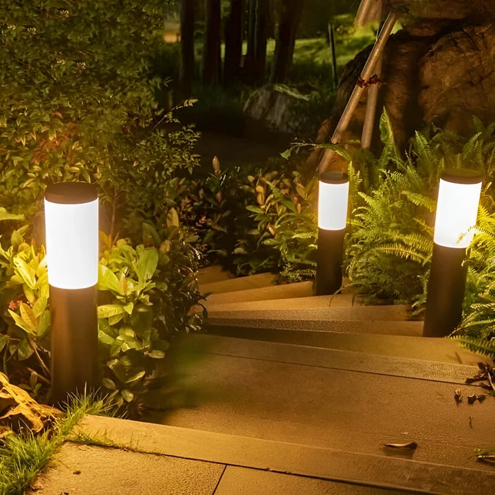 Skanto | SolarShimmer - Rustfritt Stål Solcelle Lanterner Utendørs Lampe
