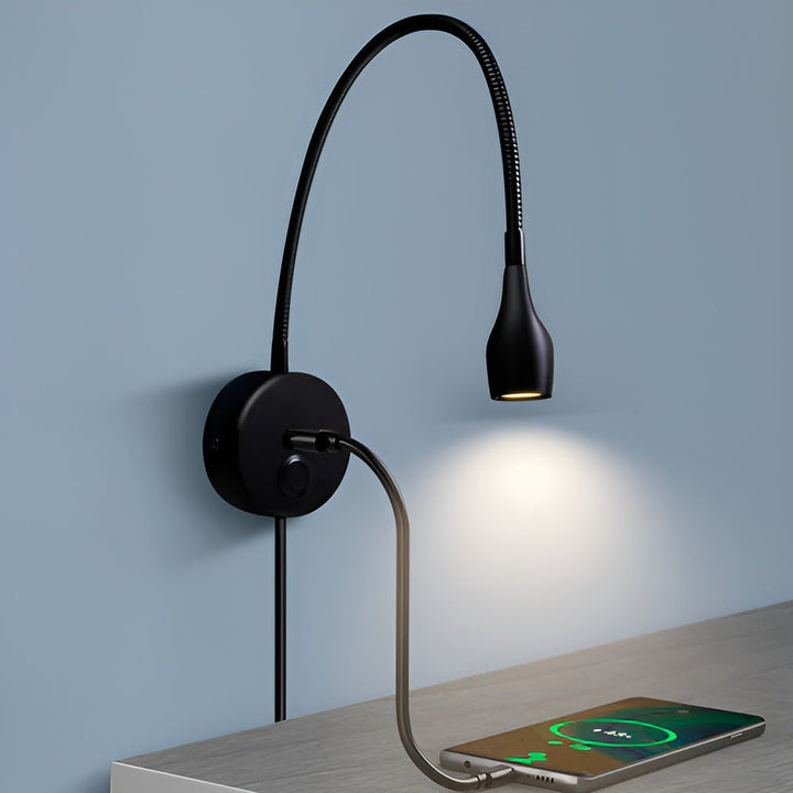 Skanto | Vegglampe - Luminara - Leselampe - Justerbar vinkel