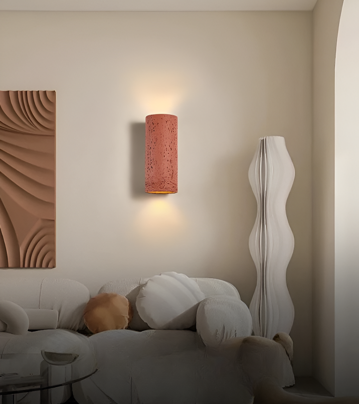 Skanto | StoneBeam LED Sylindrisk Vegglampe – Innendørs/Ute