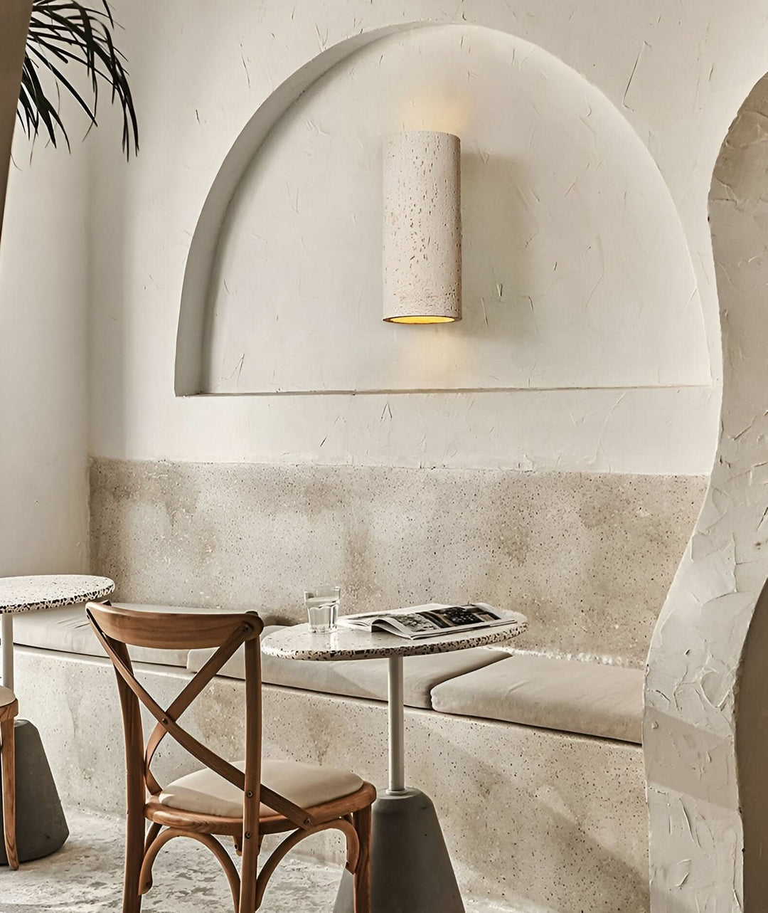 Skanto | StoneBeam LED Sylindrisk Vegglampe – Innendørs/Ute