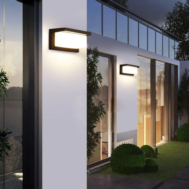 Horisonal LED-utendørslys